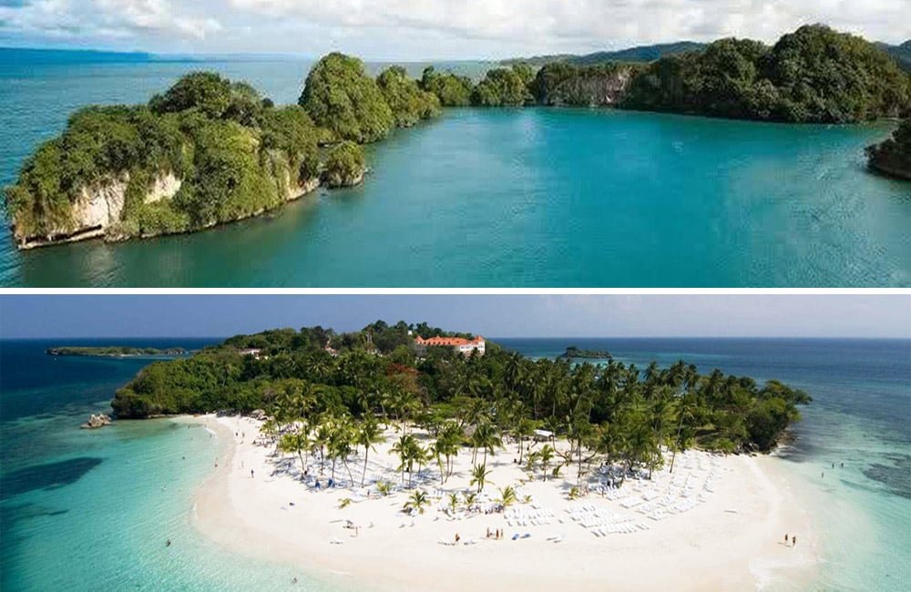 Tour Privado en Bote al Parque Nacional Los Haitises y la Isla Cayo Levantado en la Bahia de Samana Republica Dominicana.